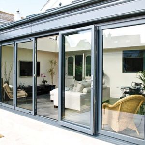 Cửa nhôm xếp trướt Xingfa tại HCM